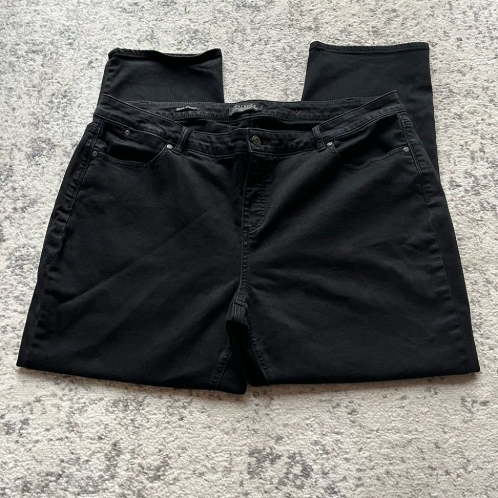 Talbots Black Straight-Leg Women's Jeans